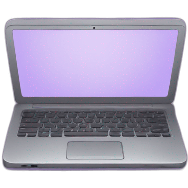 Purple laptop emoji