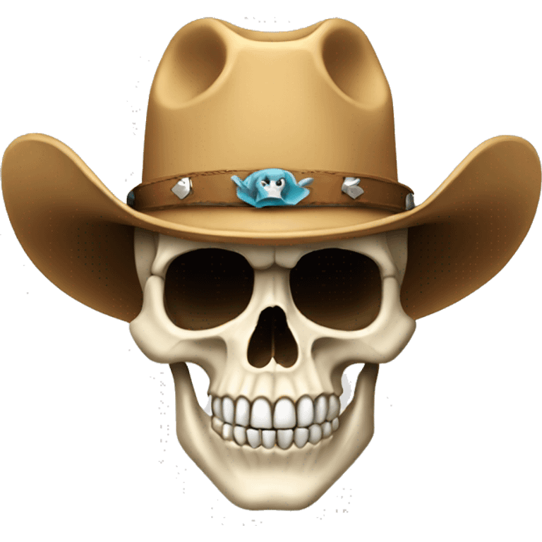 skull with cowboy hat emoji