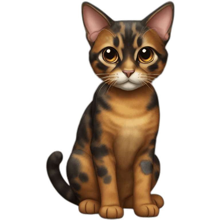 tortie female cat emoji