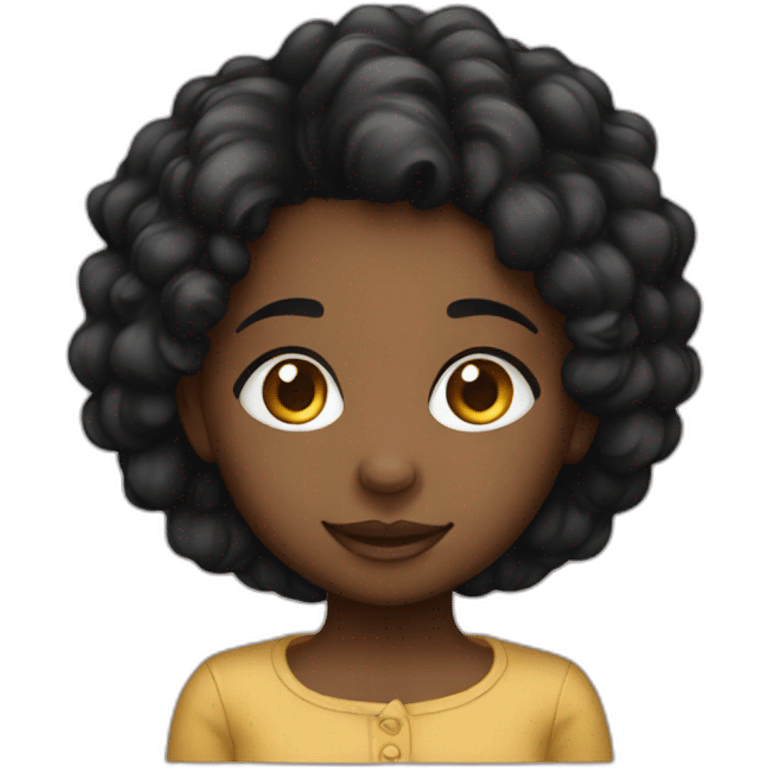 cute black girl emoji