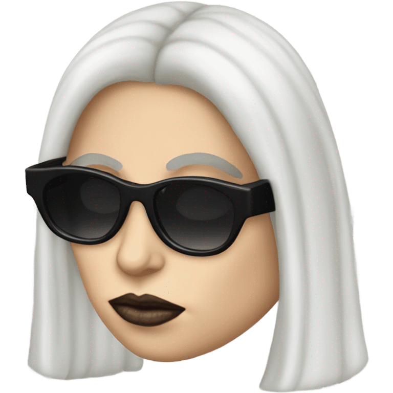 Lady Gaga black glasses Heavy Metal Lover emoji