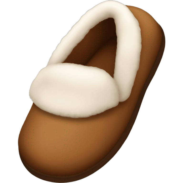 slipper brown emoji