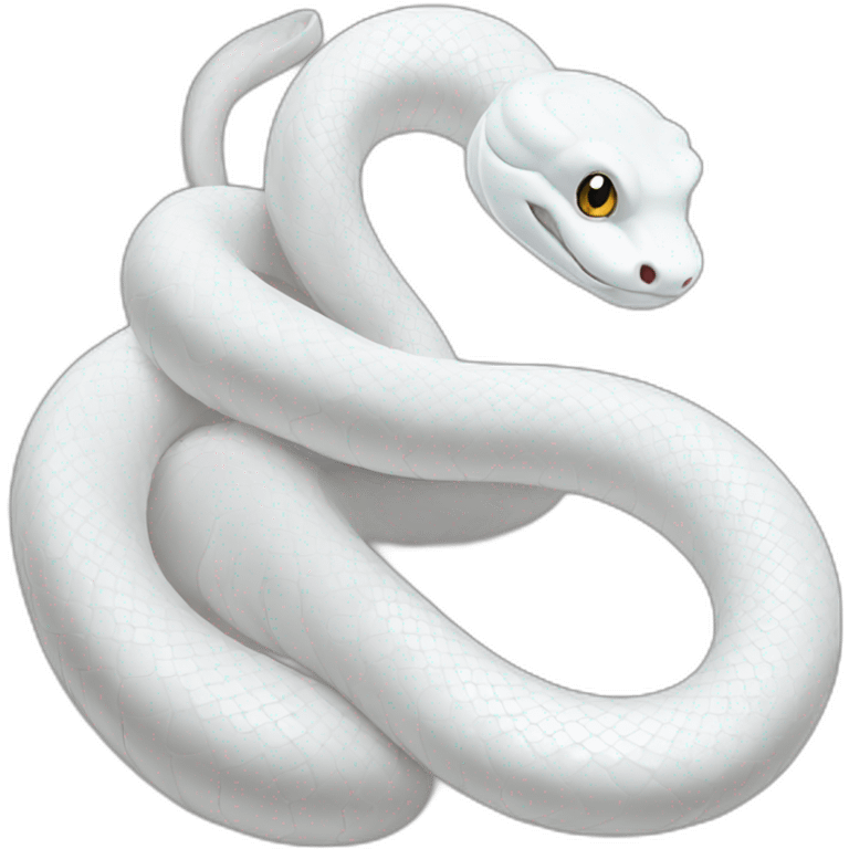 white snake emoji