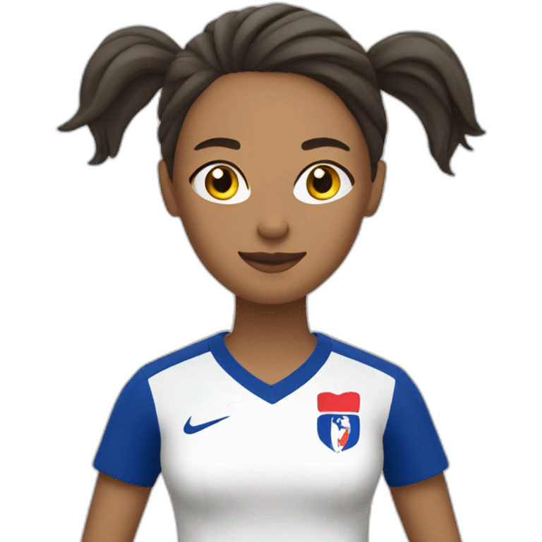 Women french  footballer emoji