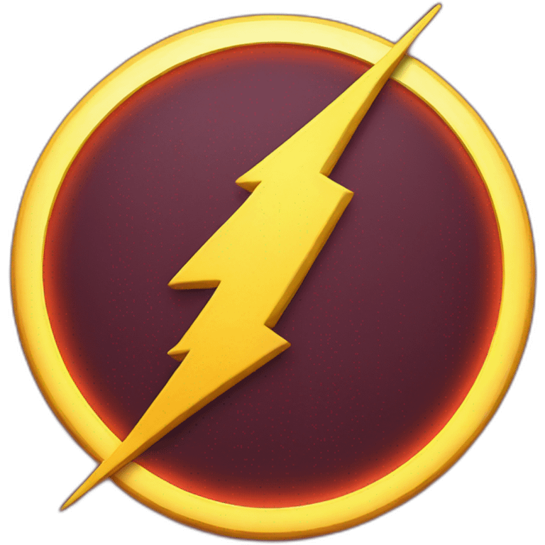 the flash logo emoji