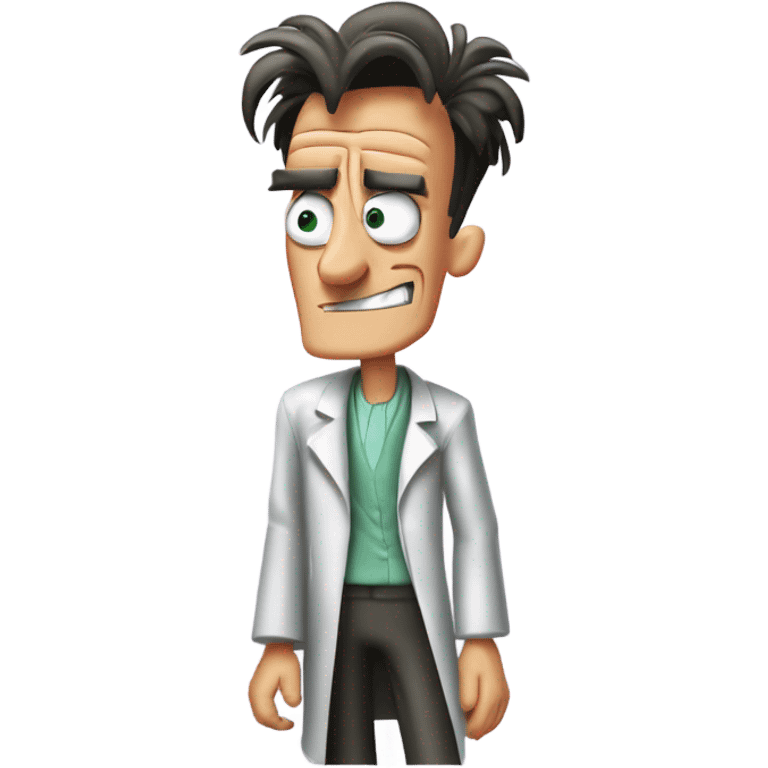 Dr. Heinz Doofenshmirtz from Phineas and Ferb emoji