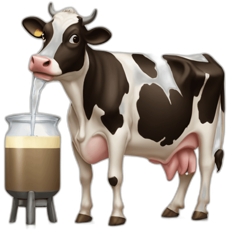 cow-milking-a-human emoji