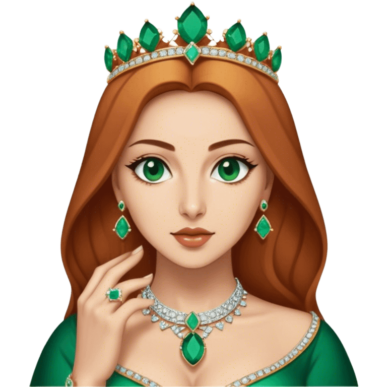 hurrem sultan emerald diamond ring emoji