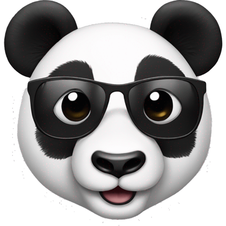 Panda with sunglasses emoji