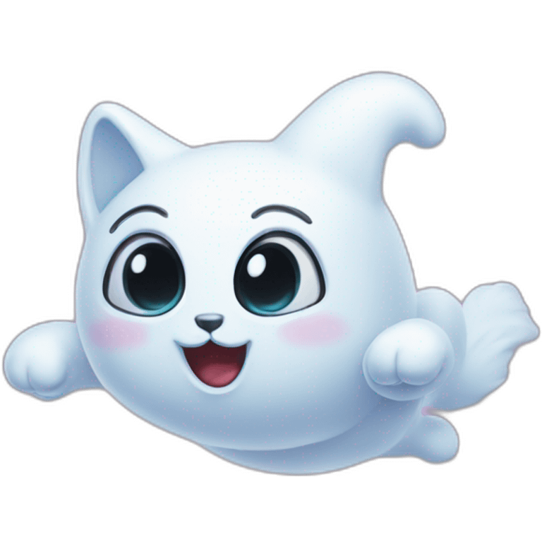 ghost-floating-in-the-air-kitty emoji