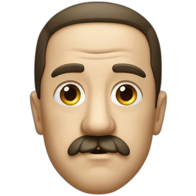 Hitler-looking-at-the-camera-with-small-mustache emoji