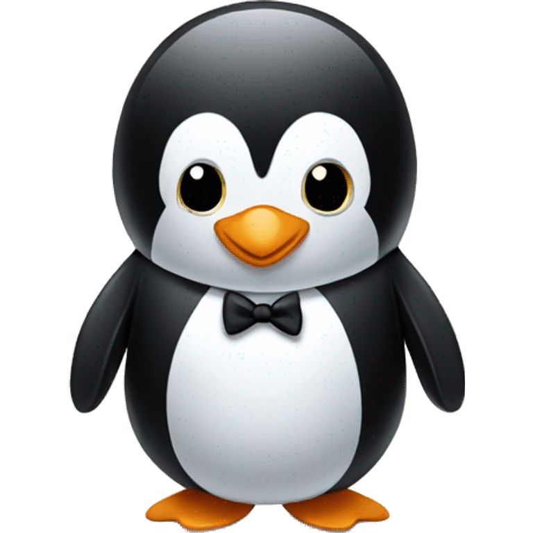 Penguin in tuxedo emoji