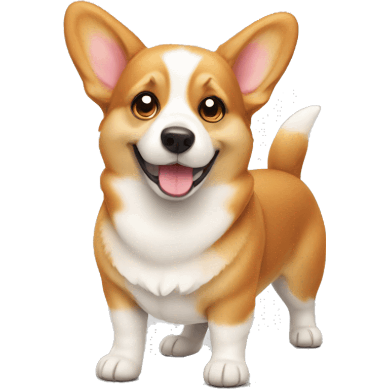 Cute corgi emoji