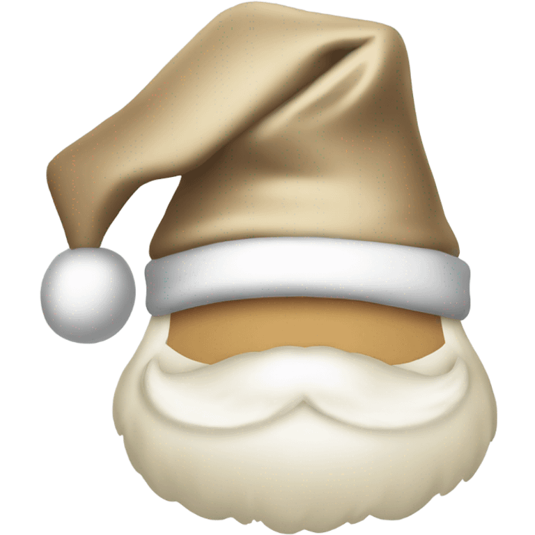 beige Santa Claus hat emoji