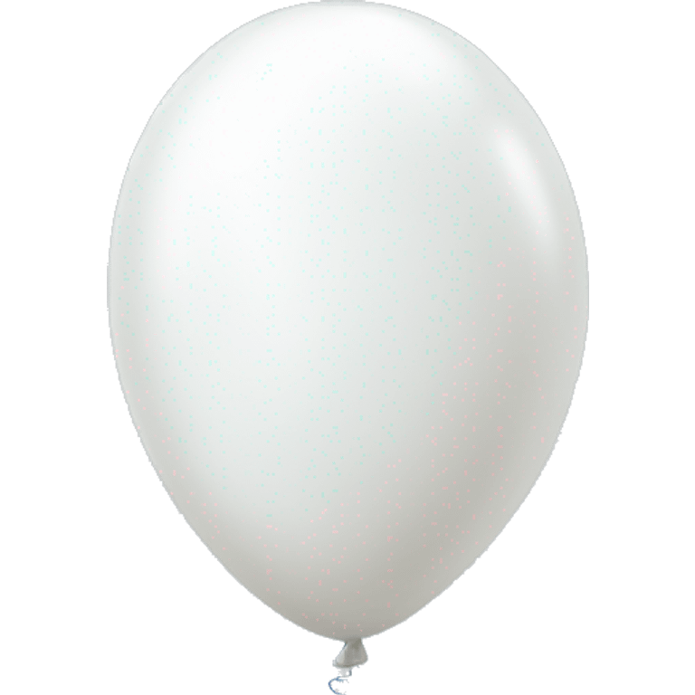 White ballon  emoji