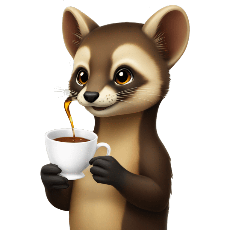 marten drinks tea emoji