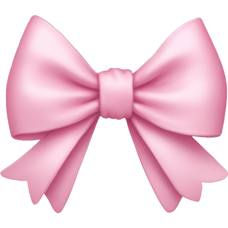 Light pink bow emoji