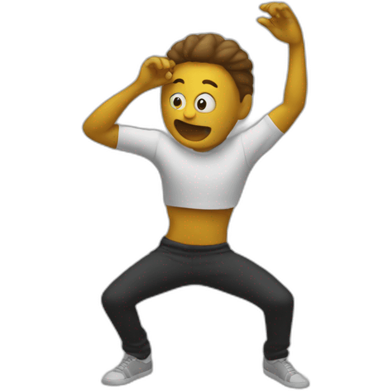 Un dab emoji