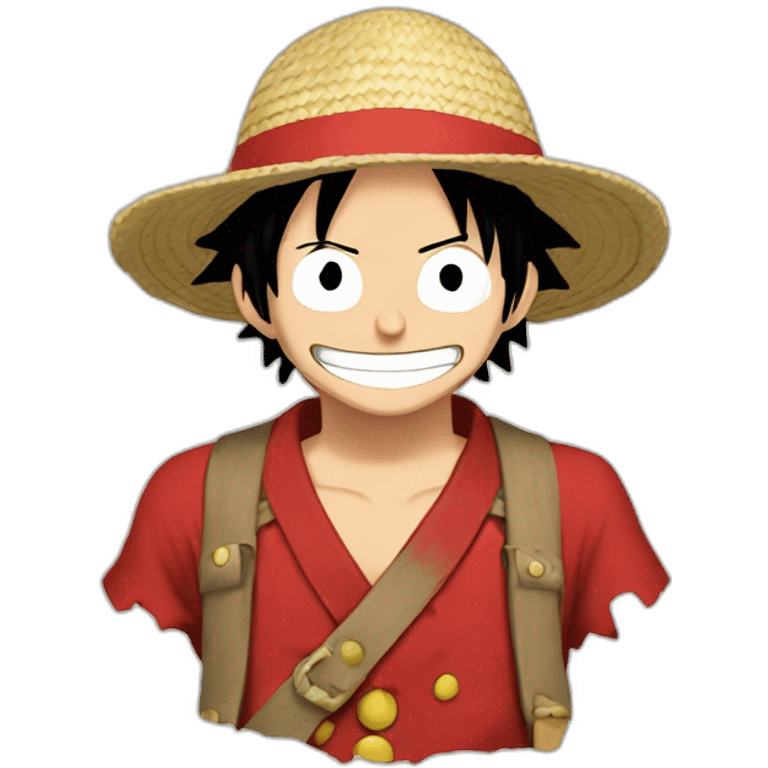 communiste luffy de one piece emoji