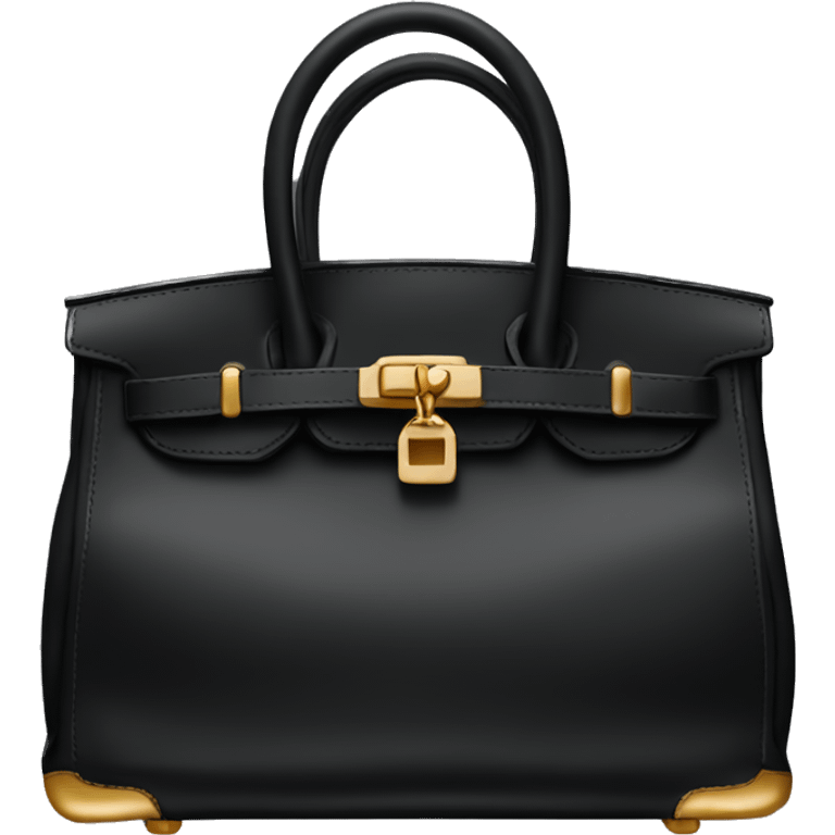 Black birkin bag emoji