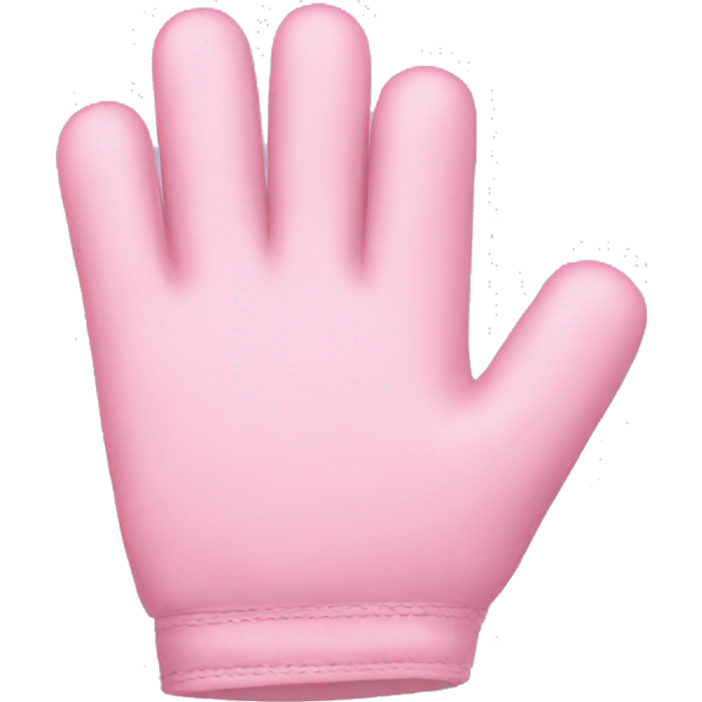 pastel pink gloves  emoji