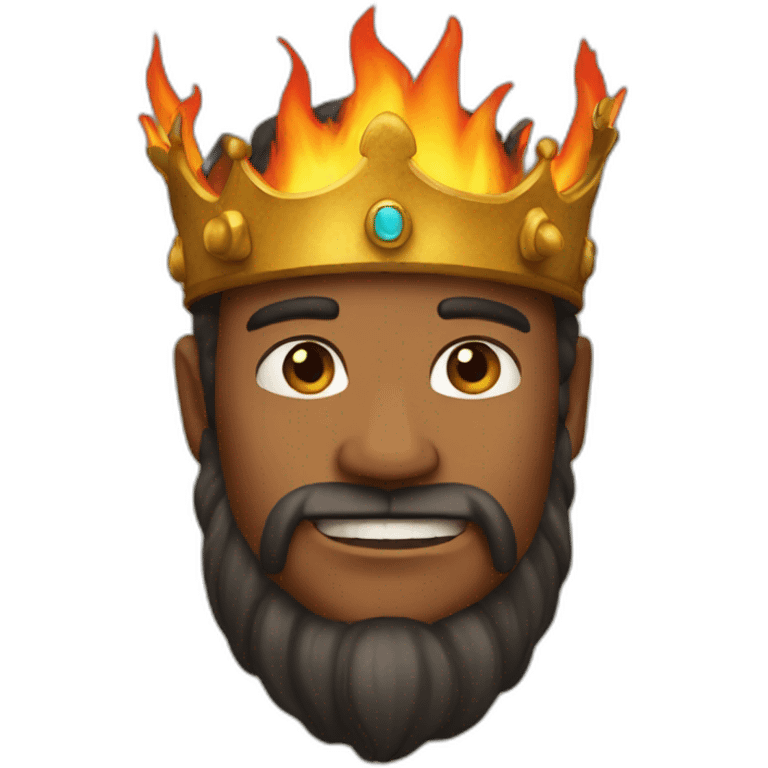 King of the fire emoji