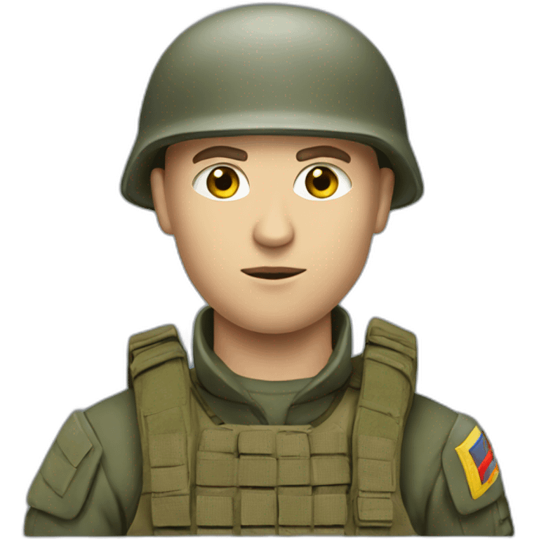 ukrainian soldier during russian invasion emoji