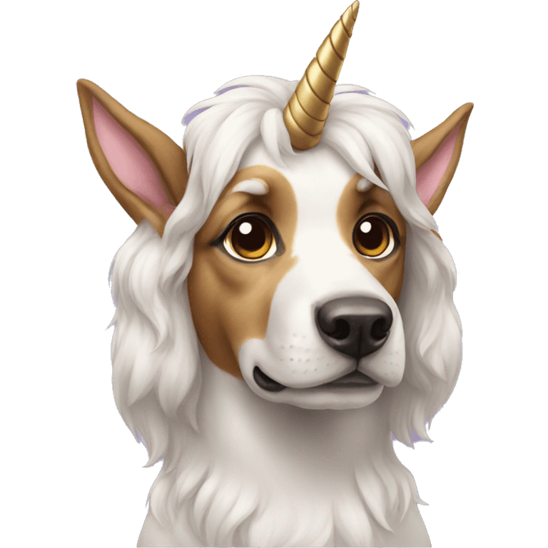 Unicorn dog emoji