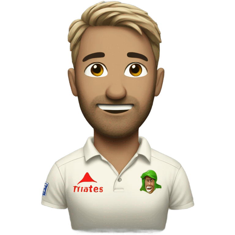 Cricketer emoji