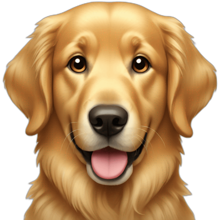 Golden Retriever Birthday  emoji