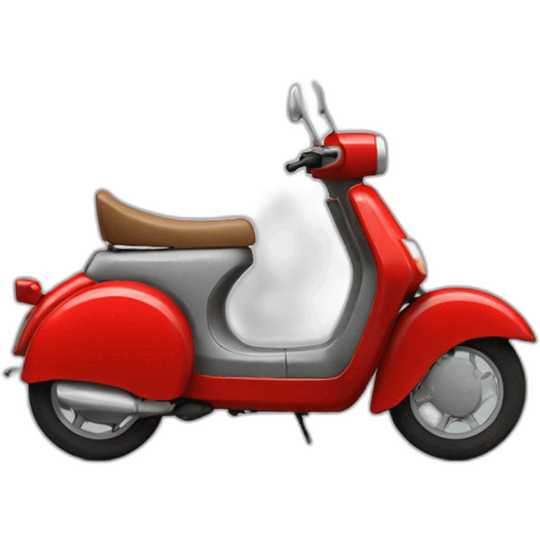 red moped emoji