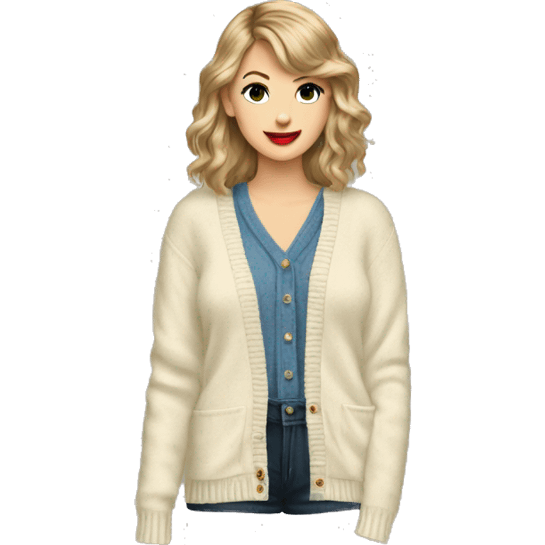 taylor swift cardigan emoji