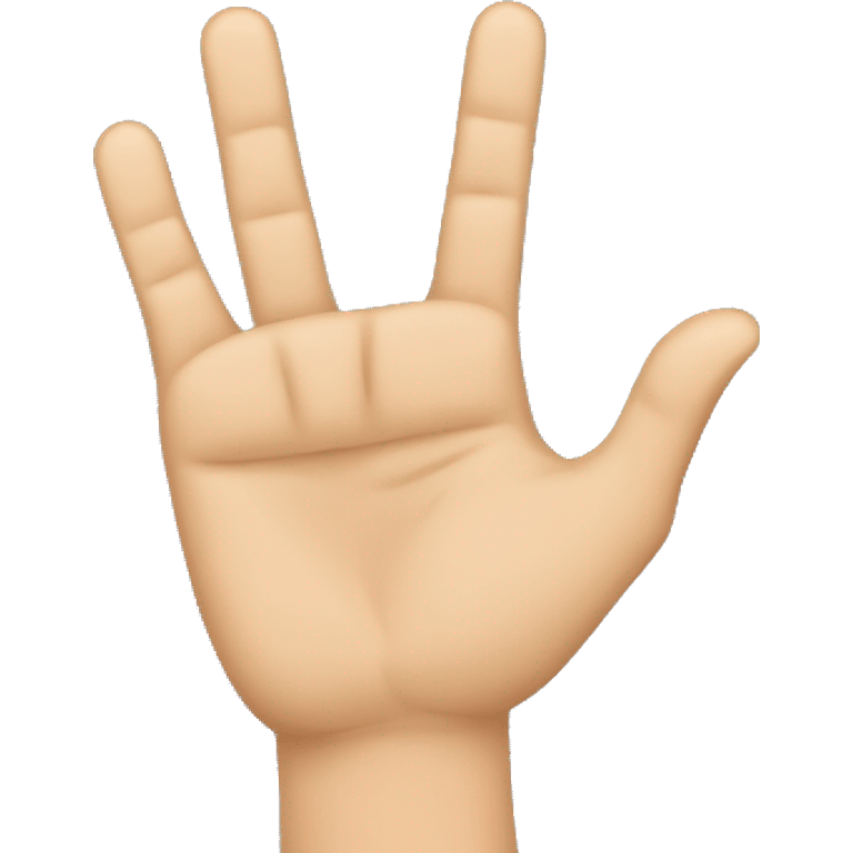 Domain expansion hand sign emoji