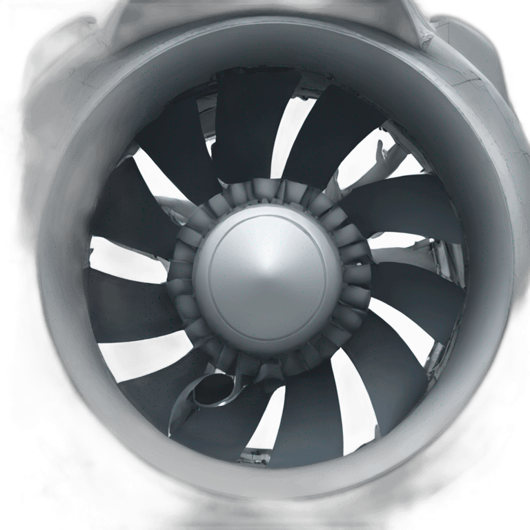 A plane engine emoji