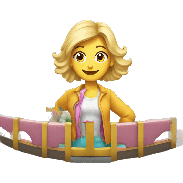 Pretpark om de wereldbol emoji