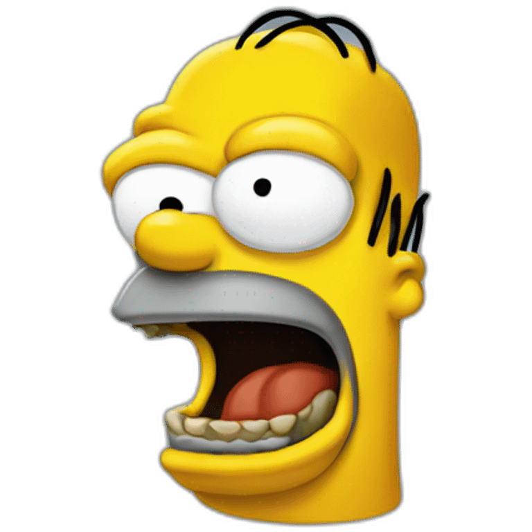 Homer who eat emoji