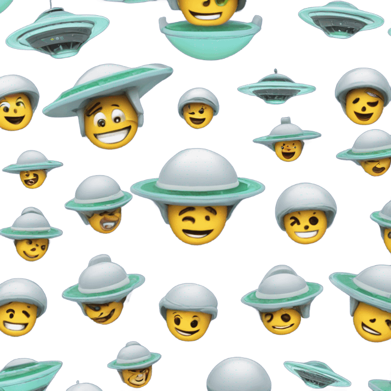 The jetsons in a ufo  emoji