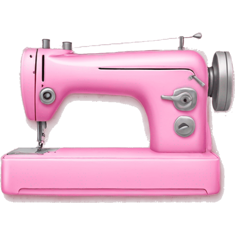 Pink sewing machine emoji