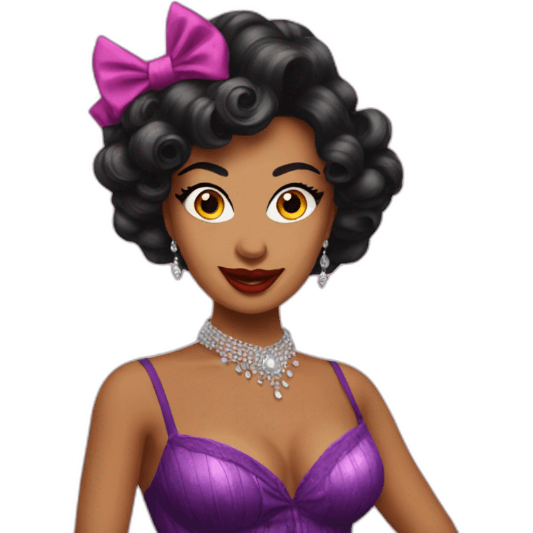 Burlesque dancer  emoji