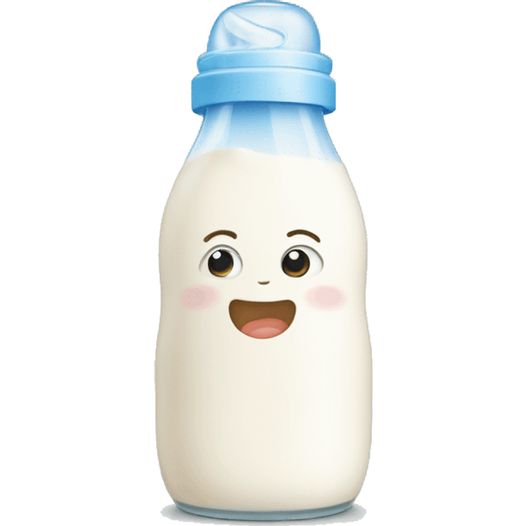 baby bottle milk
 emoji