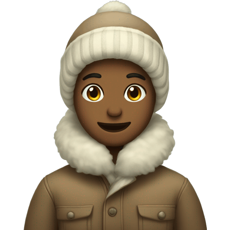 vintage winter cute emoji  emoji