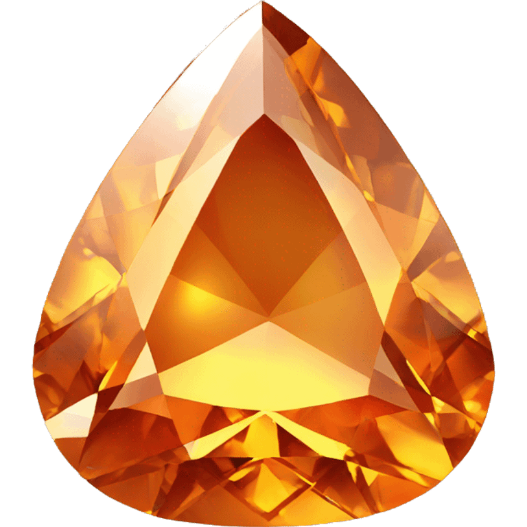 orange topaz gem emoji