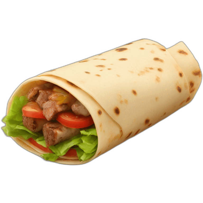 kebab wrap emoji