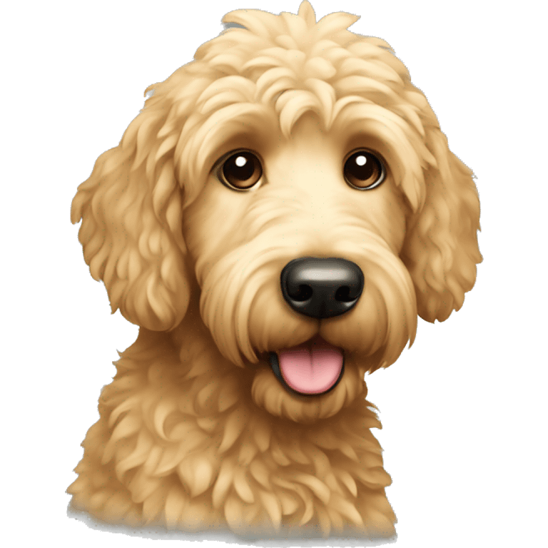 Golden doodle emoji