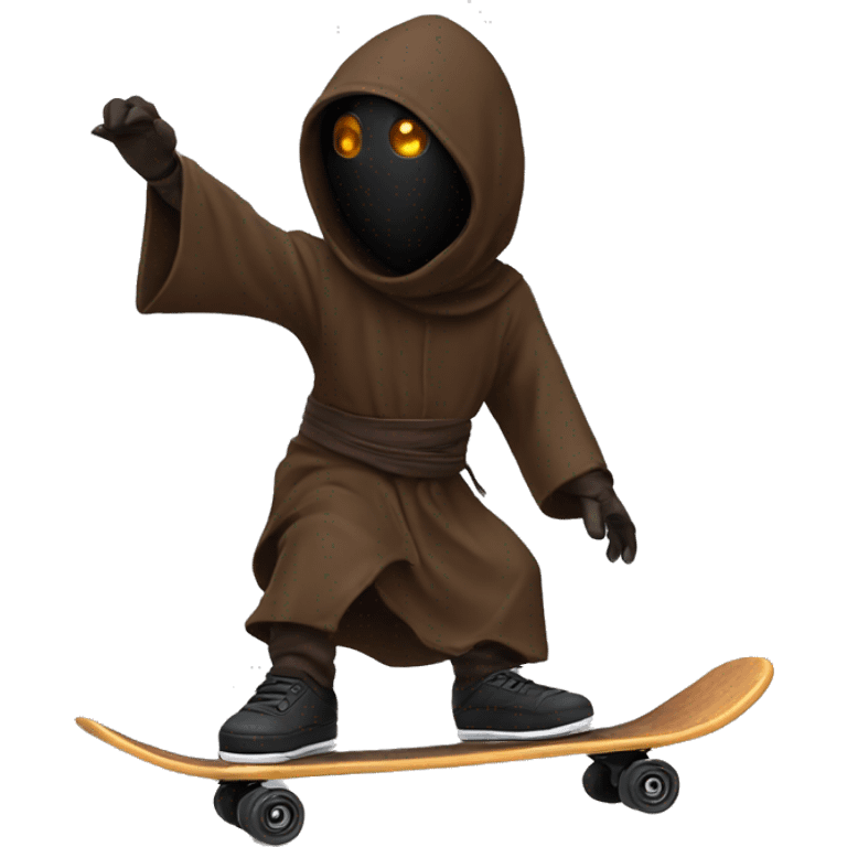 Jawa doing a kickflip emoji