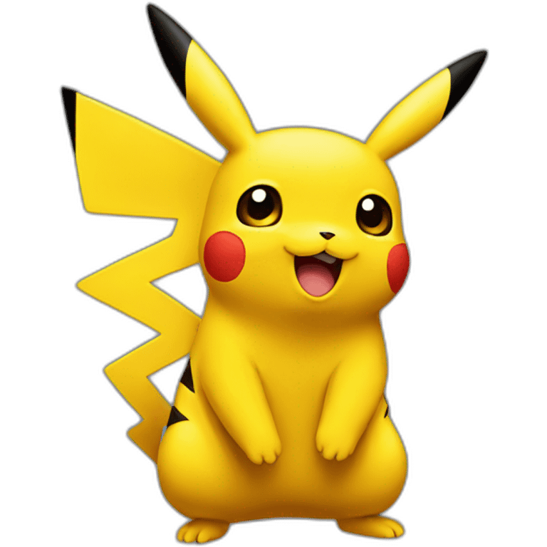 Pikachu dark mode emoji