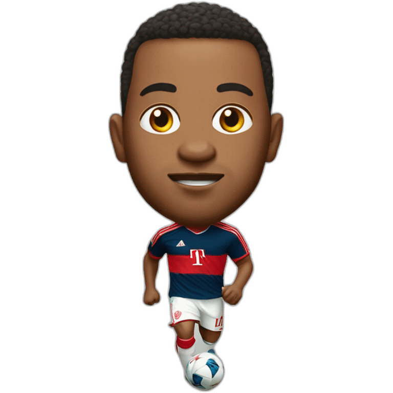 bayern münchen player running big head full figure emoji