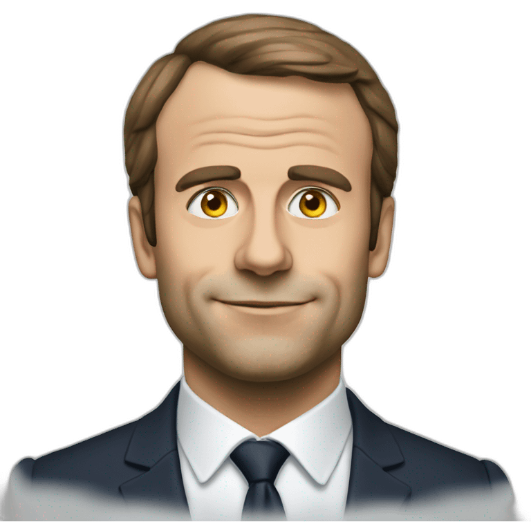 Macron en slip emoji