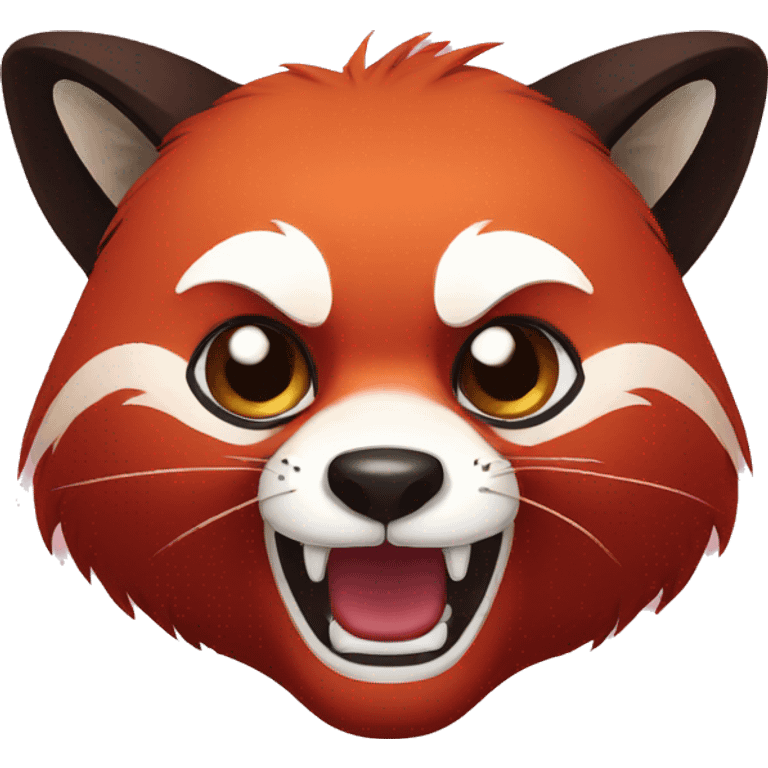 red panda angry emoji