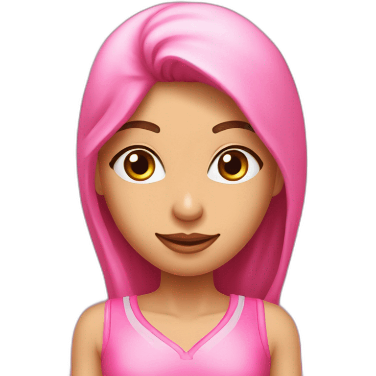 Adolecent arabe avec coupe plaquer sur le coté maillot de lalgerie rose emoji